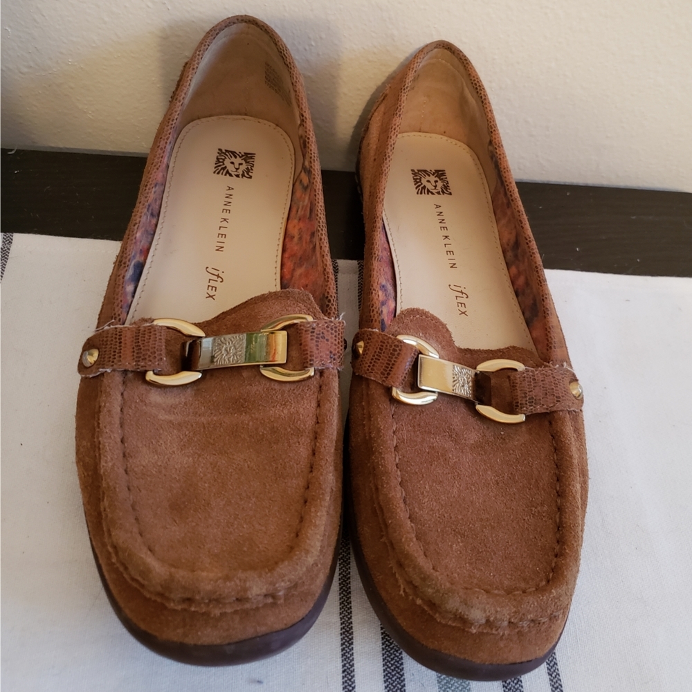 Anne Klein iflex Leather Loafers